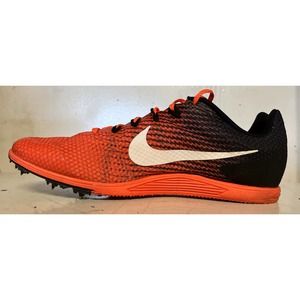 Nike‎ Racing Distance Track Shoes 806555-811 Rival D Men’s 12.5 Orange New